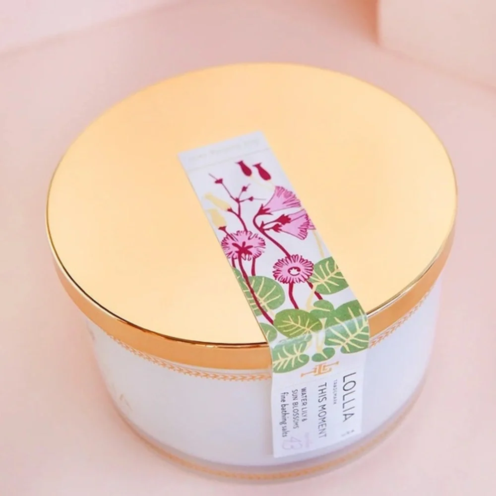 LOLLIA This Moment Fine Bathing Salts-Water Lily & Sun Blossoms